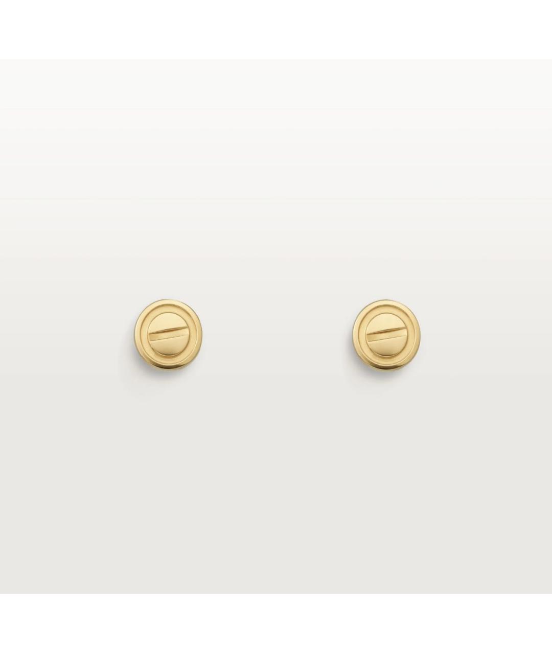 CARTIER Золотые серьги из желтого золота, фото 7