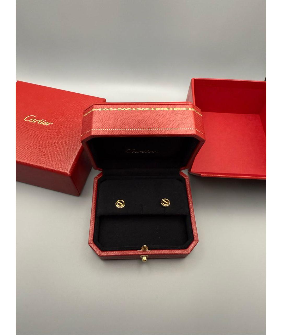 CARTIER Золотые серьги из желтого золота, фото 5