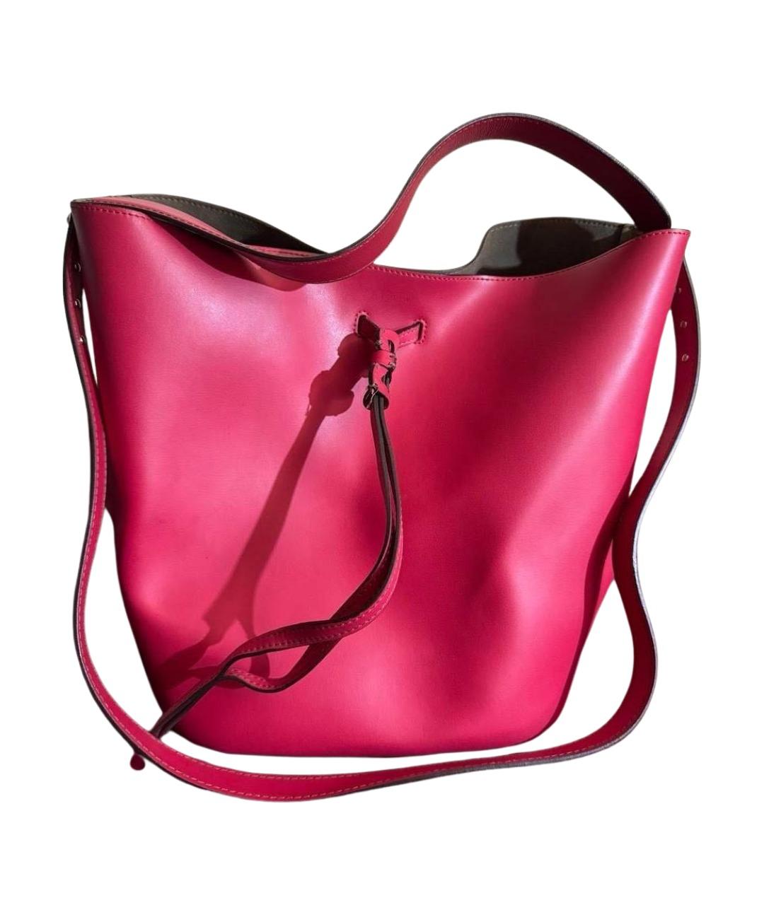 FURLA Красная кожаная сумка тоут, фото 1