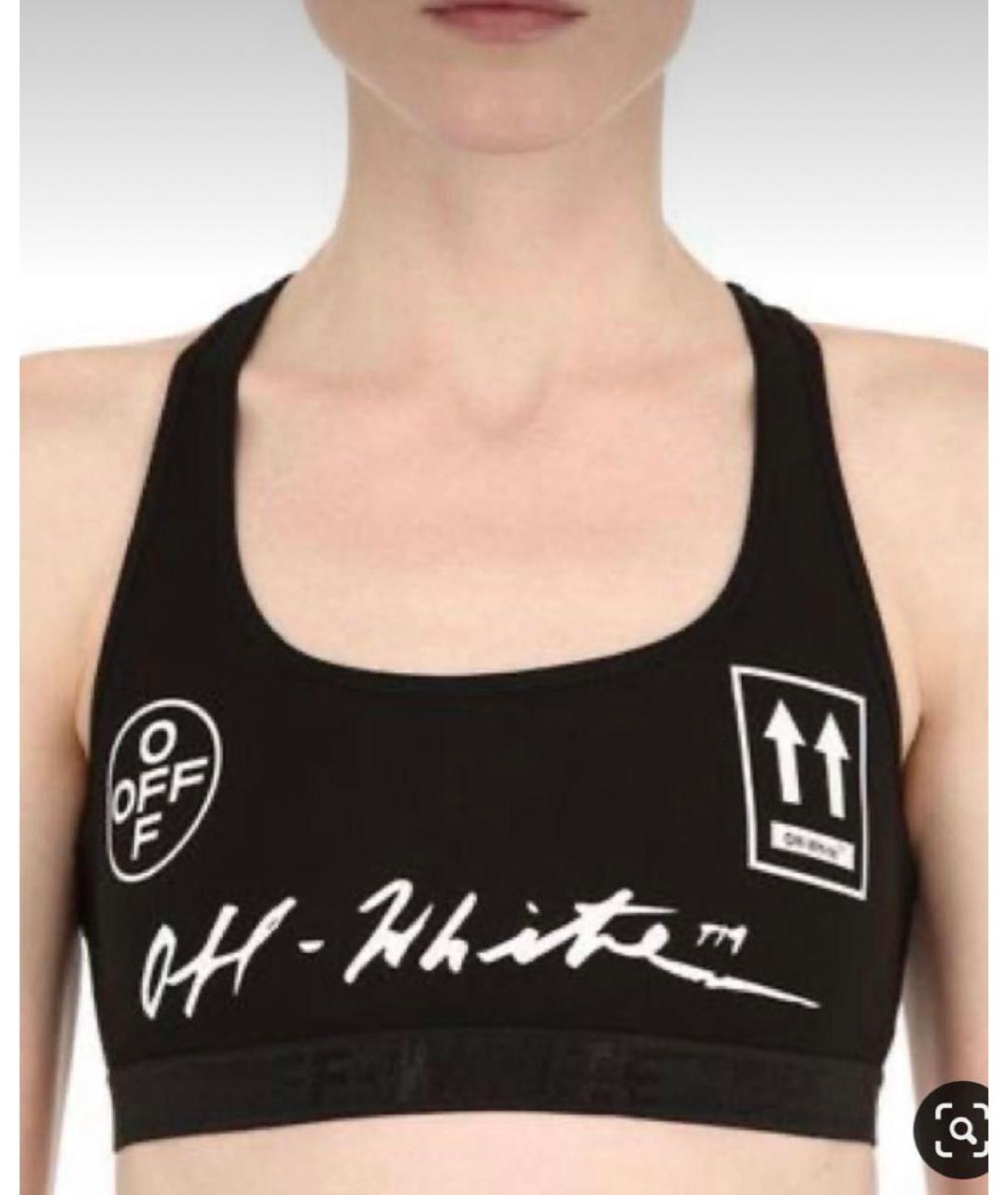 OFF-WHITE Черная майка, фото 8