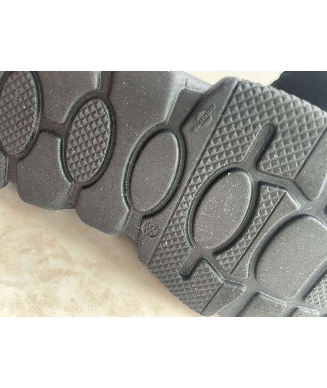 Principe di Bologna Черные текстильные ботильоны, фото 3