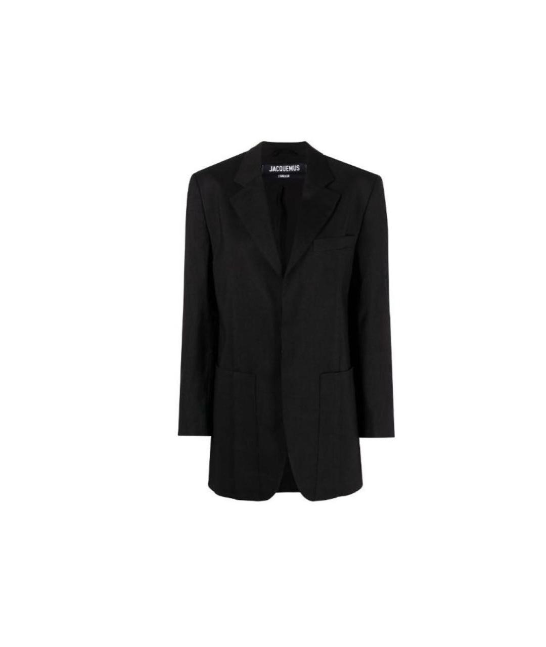 JACQUEMUS Черный жакет/пиджак, фото 6