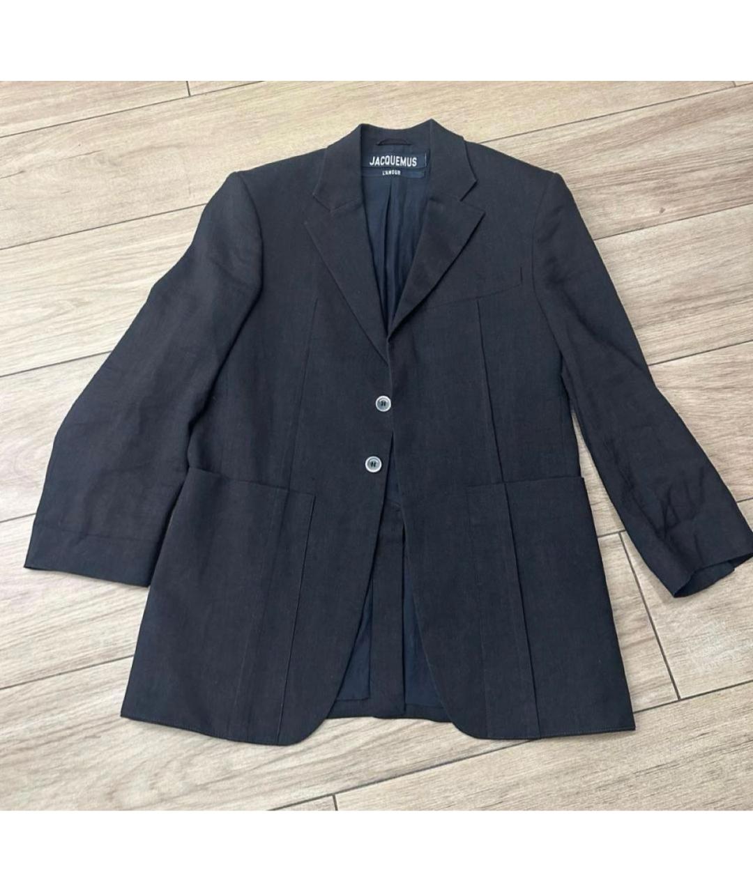 JACQUEMUS Черный жакет/пиджак, фото 2