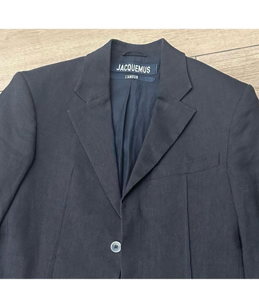 JACQUEMUS Черный жакет/пиджак, фото 4
