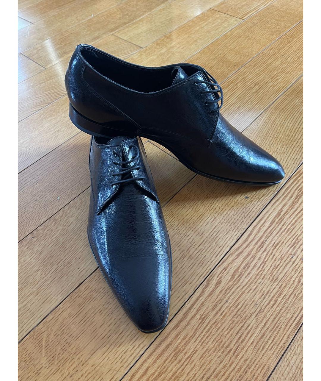 HUGO BOSS Черные кожаные туфли, фото 4