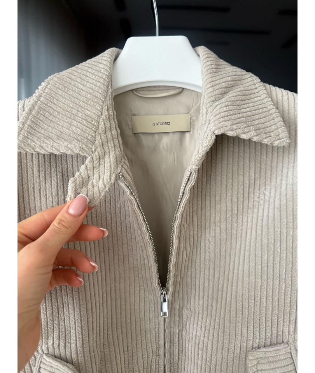 12 STOREEZ Бежевый хлопковый костюм с юбками, фото 4