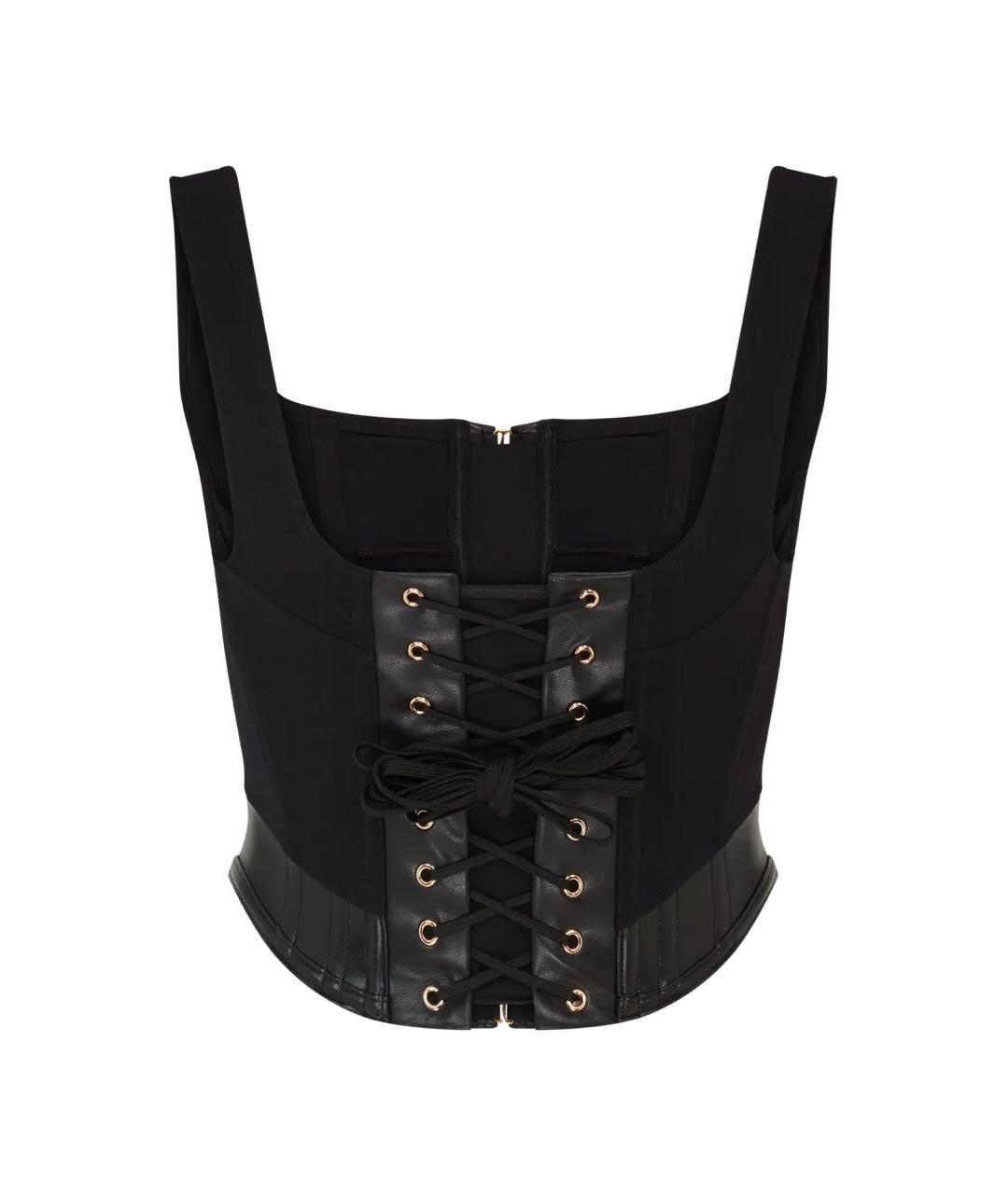 AGENT PROVOCATEUR Черный полиуретановый корсет, фото 2