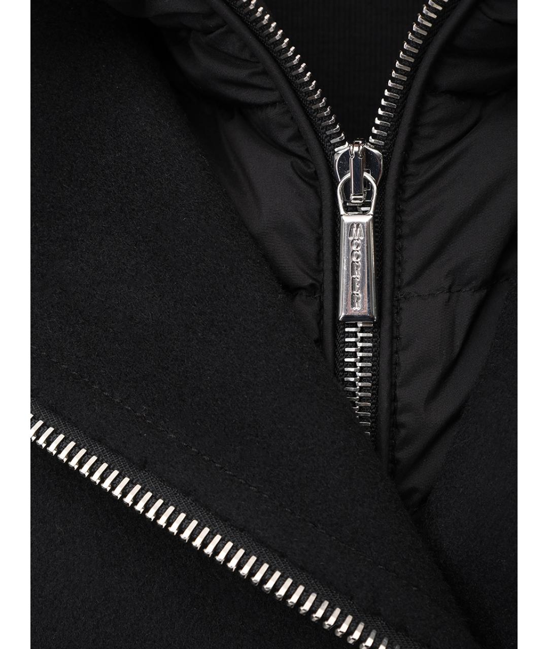 MOORER Черная куртка, фото 3
