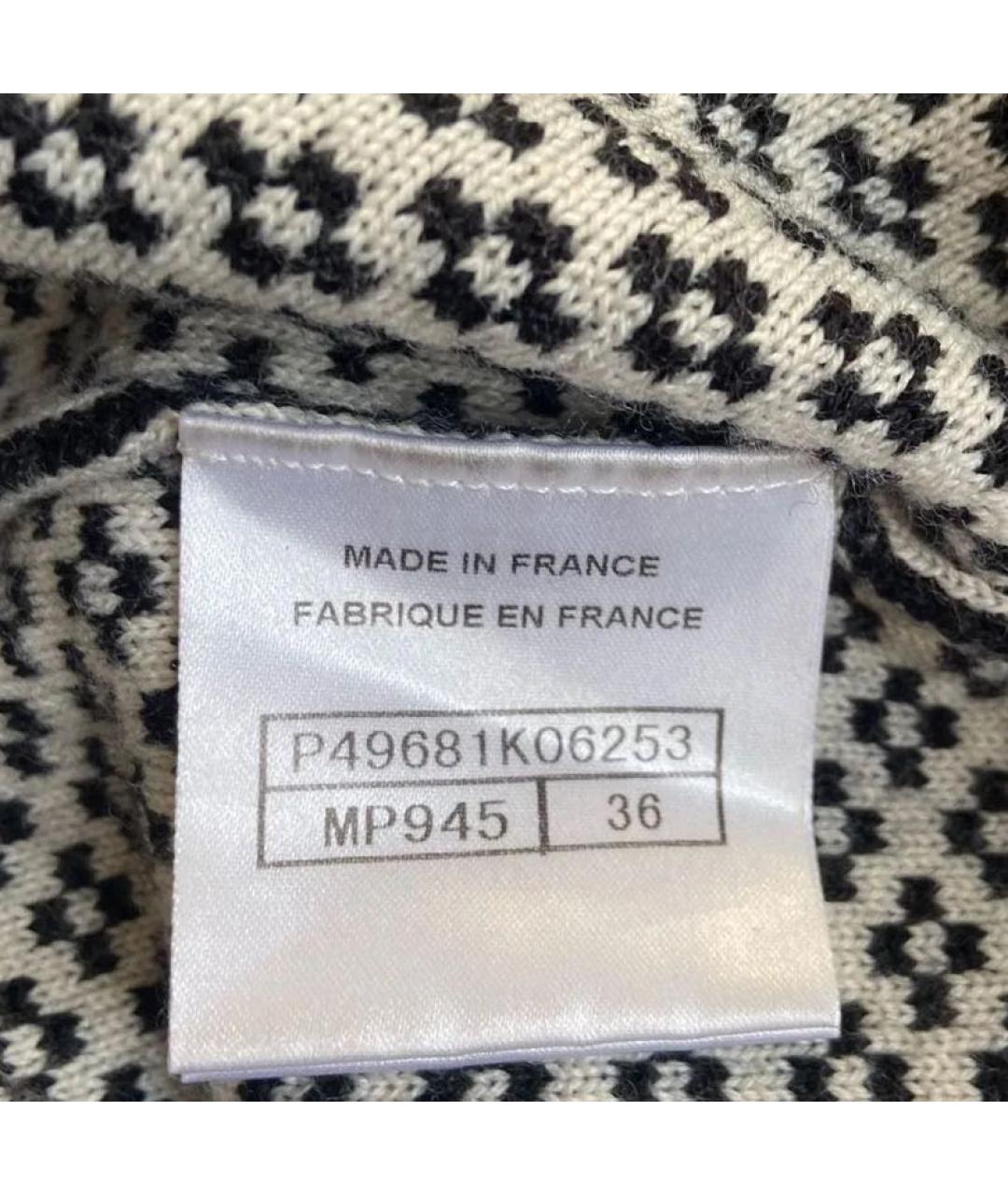 CHANEL Серое шерстяное повседневное платье, фото 6