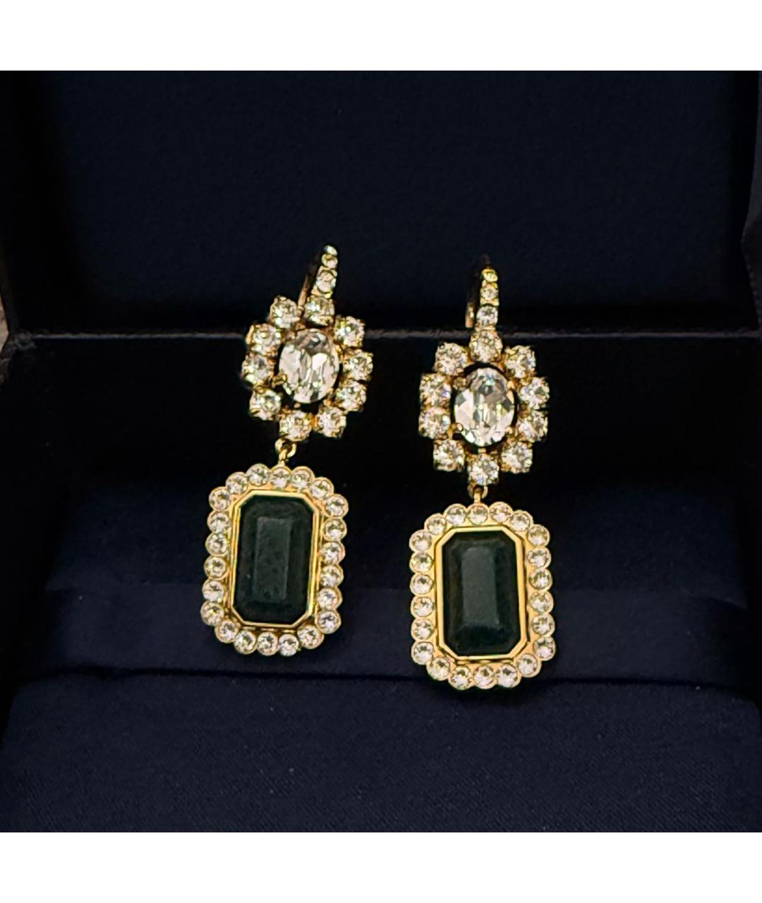 PRADA Золотые металлические серьги, фото 8