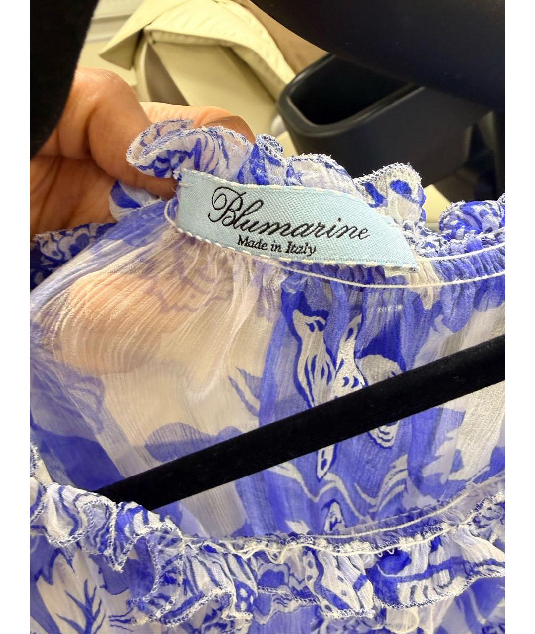 BLUMARINE Шелковая блузы, фото 3