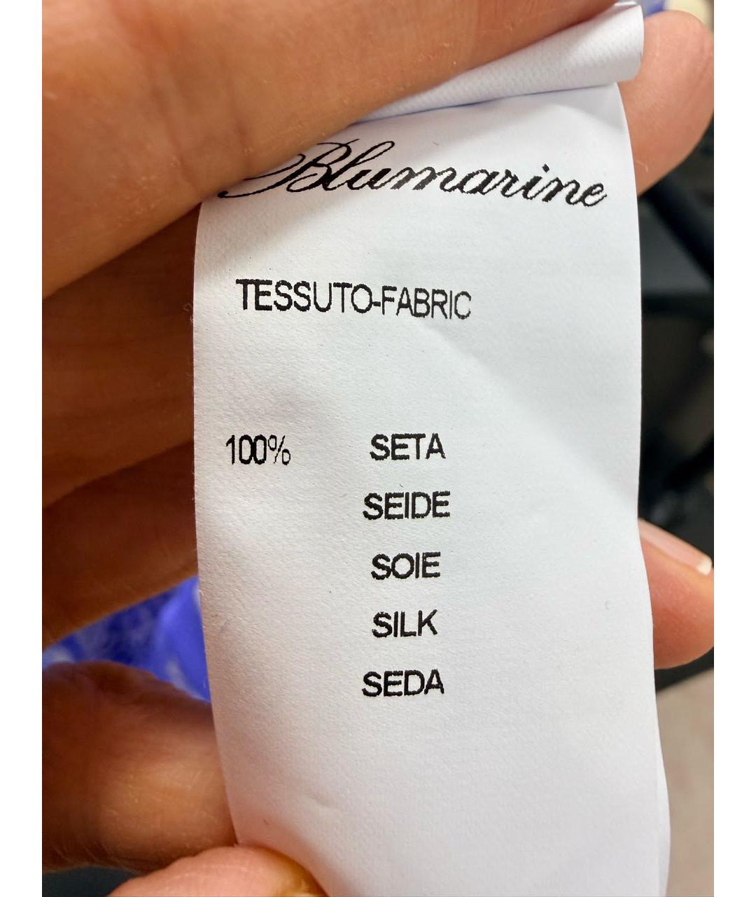 BLUMARINE Шелковая блузы, фото 5