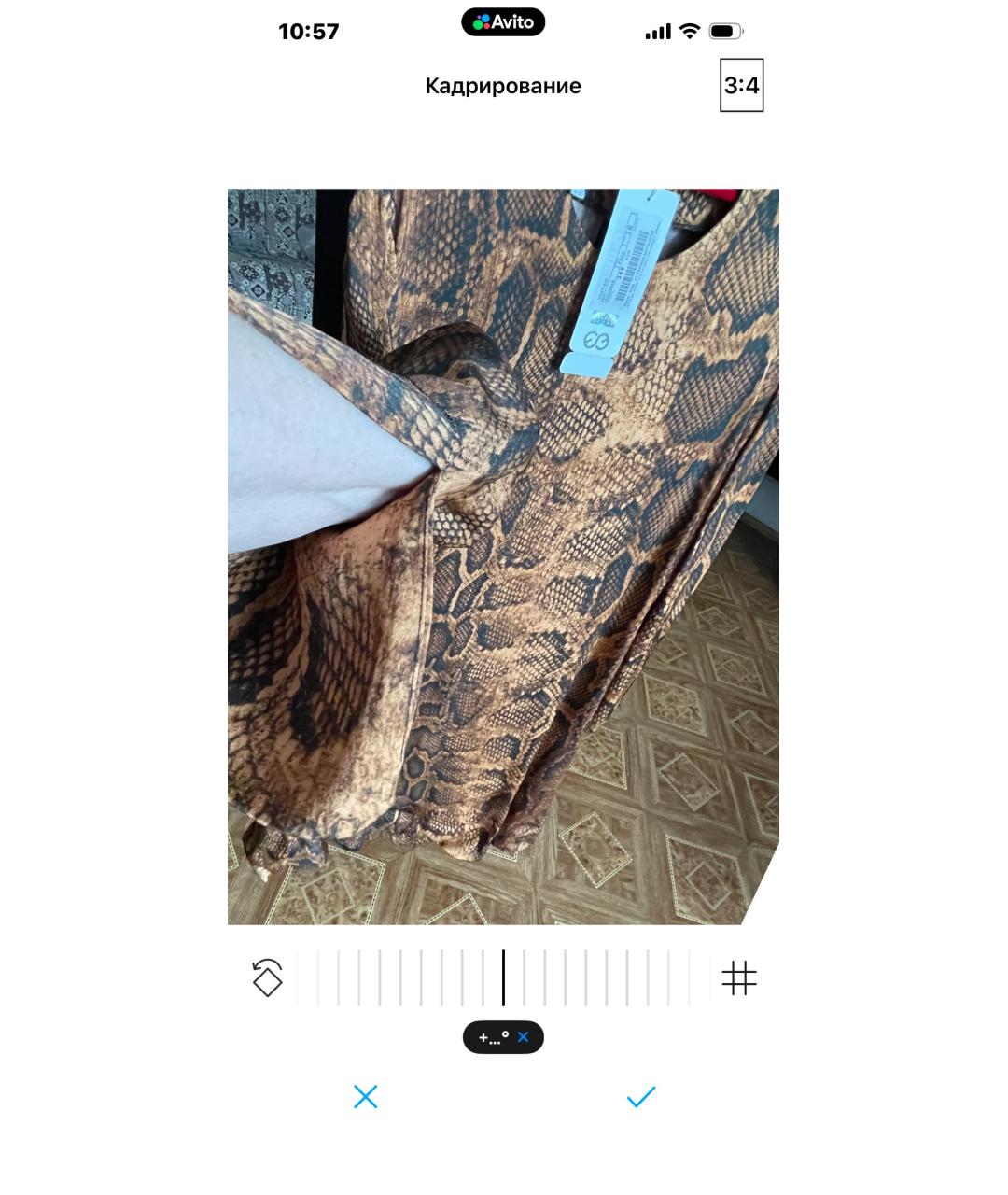 ESCADA Коричневое шелковое повседневное платье, фото 3