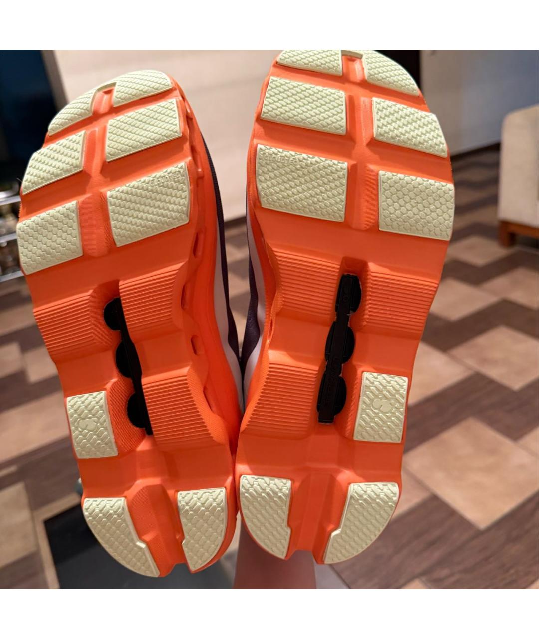 ON Темно-синие текстильные низкие кроссовки / кеды, фото 6