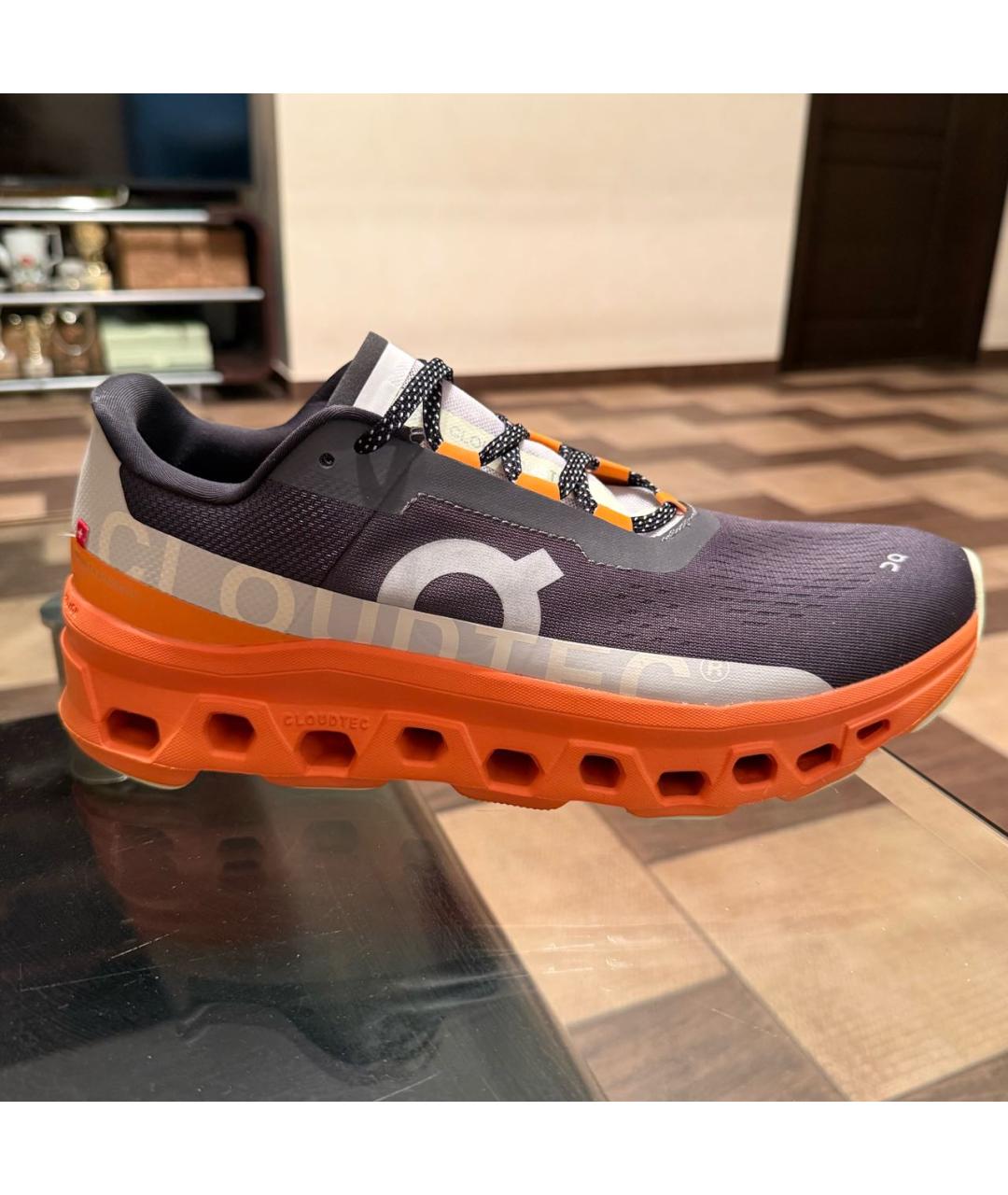 ON Темно-синие текстильные низкие кроссовки / кеды, фото 9