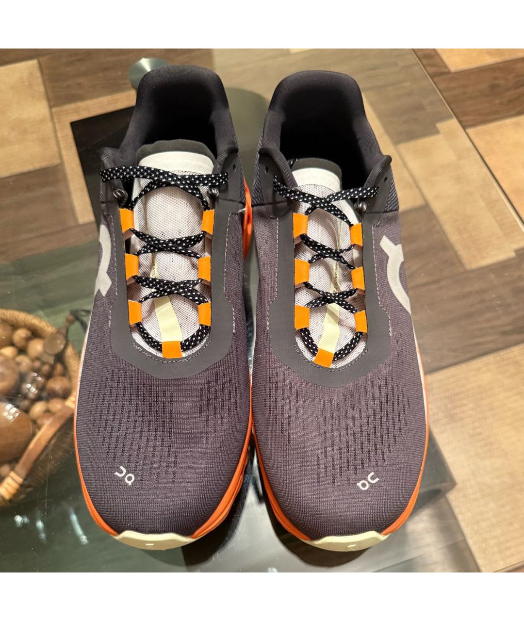 ON Темно-синие текстильные низкие кроссовки / кеды, фото 2