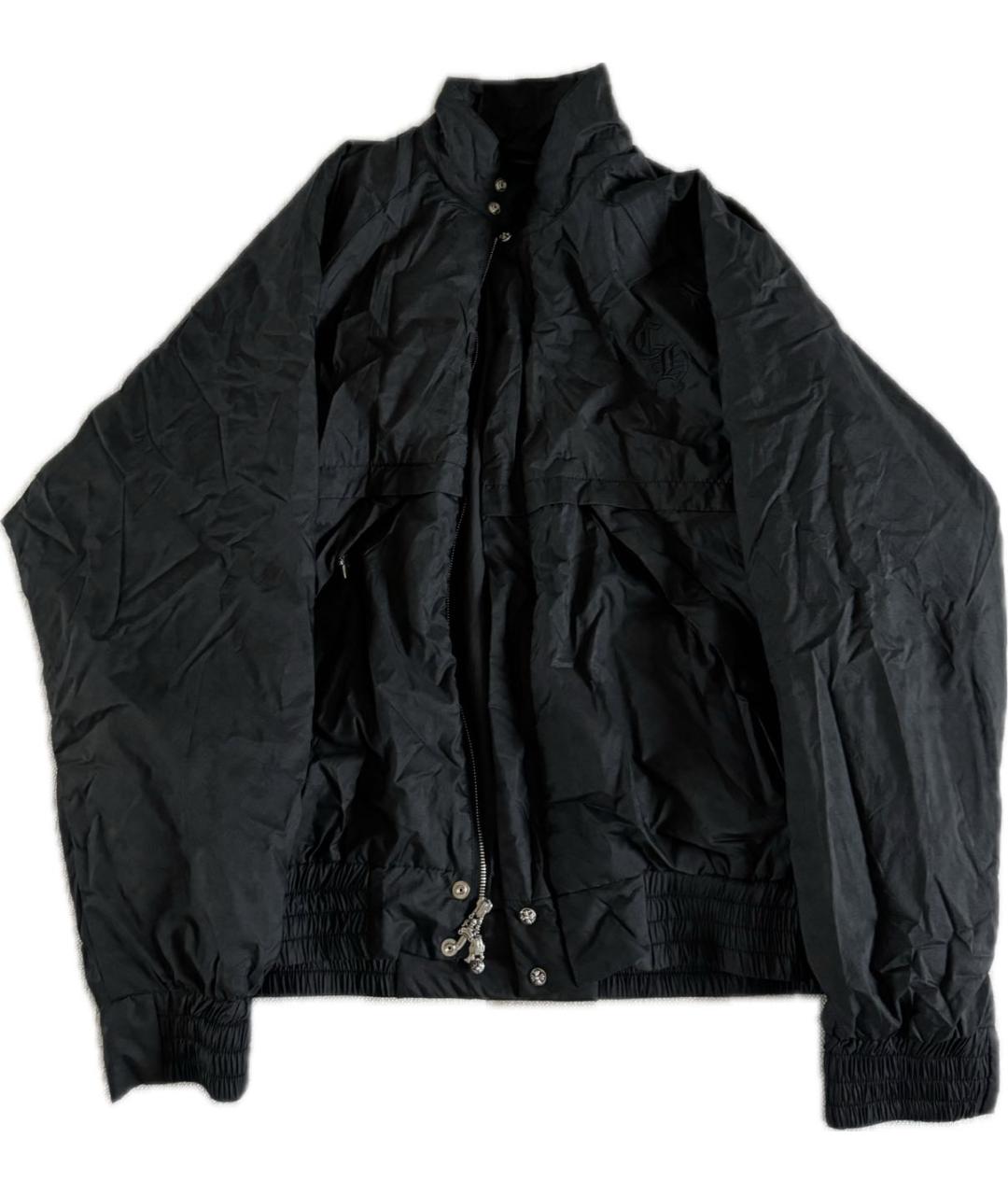 CHROME HEARTS Черная замшевая куртка, фото 4