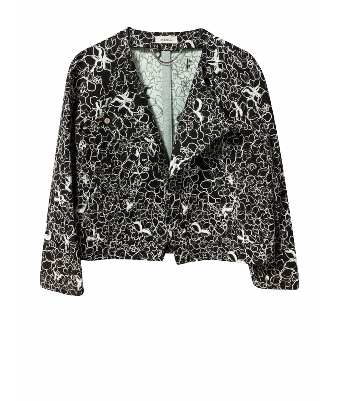 MAX&CO Черный хлопко-эластановый жакет/пиджак, фото 1