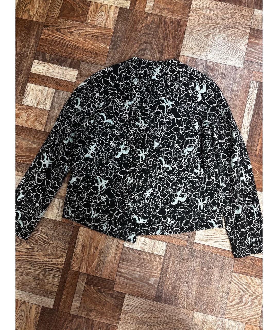 MAX&CO Черный хлопко-эластановый жакет/пиджак, фото 2