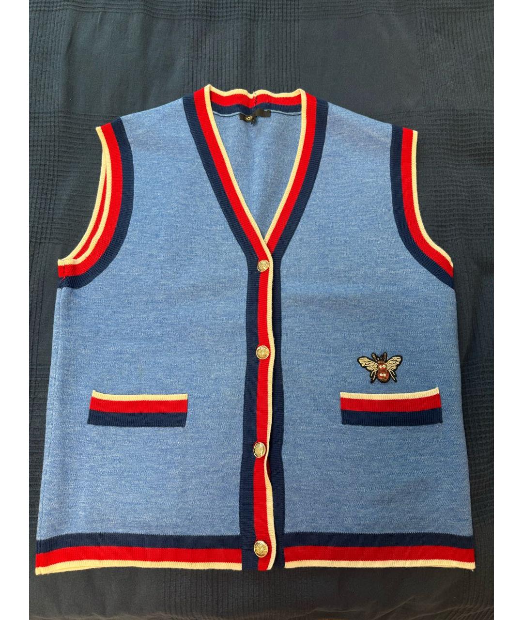 MAJE Мульти шерстяная жилетка, фото 2