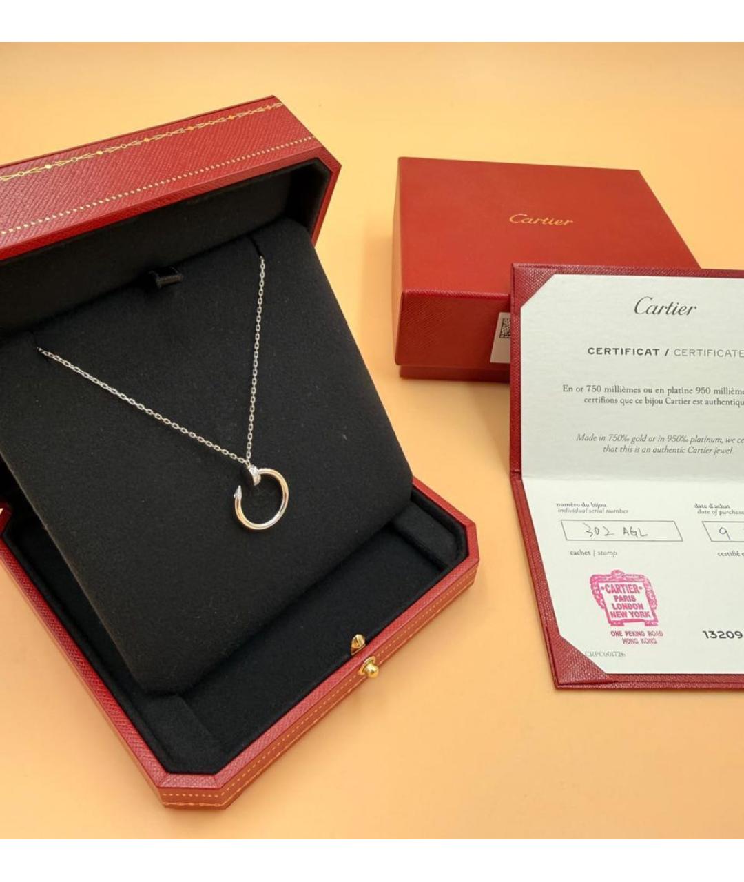 CARTIER Белая подвеска из белого золота, фото 2