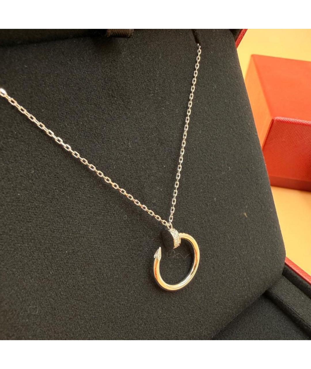 CARTIER Белая подвеска из белого золота, фото 5