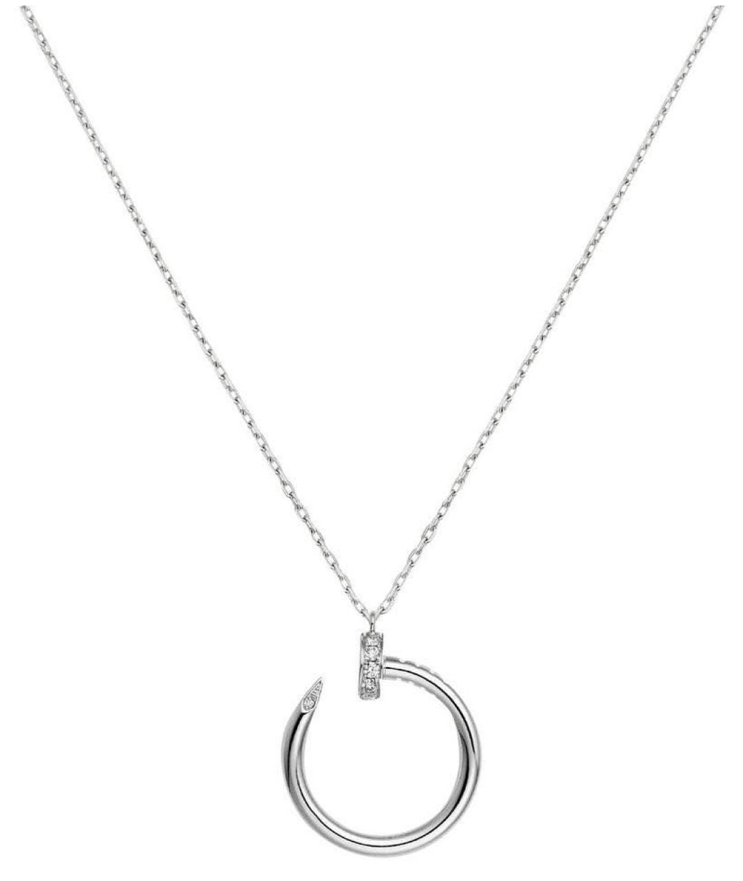 CARTIER Белая подвеска из белого золота, фото 3