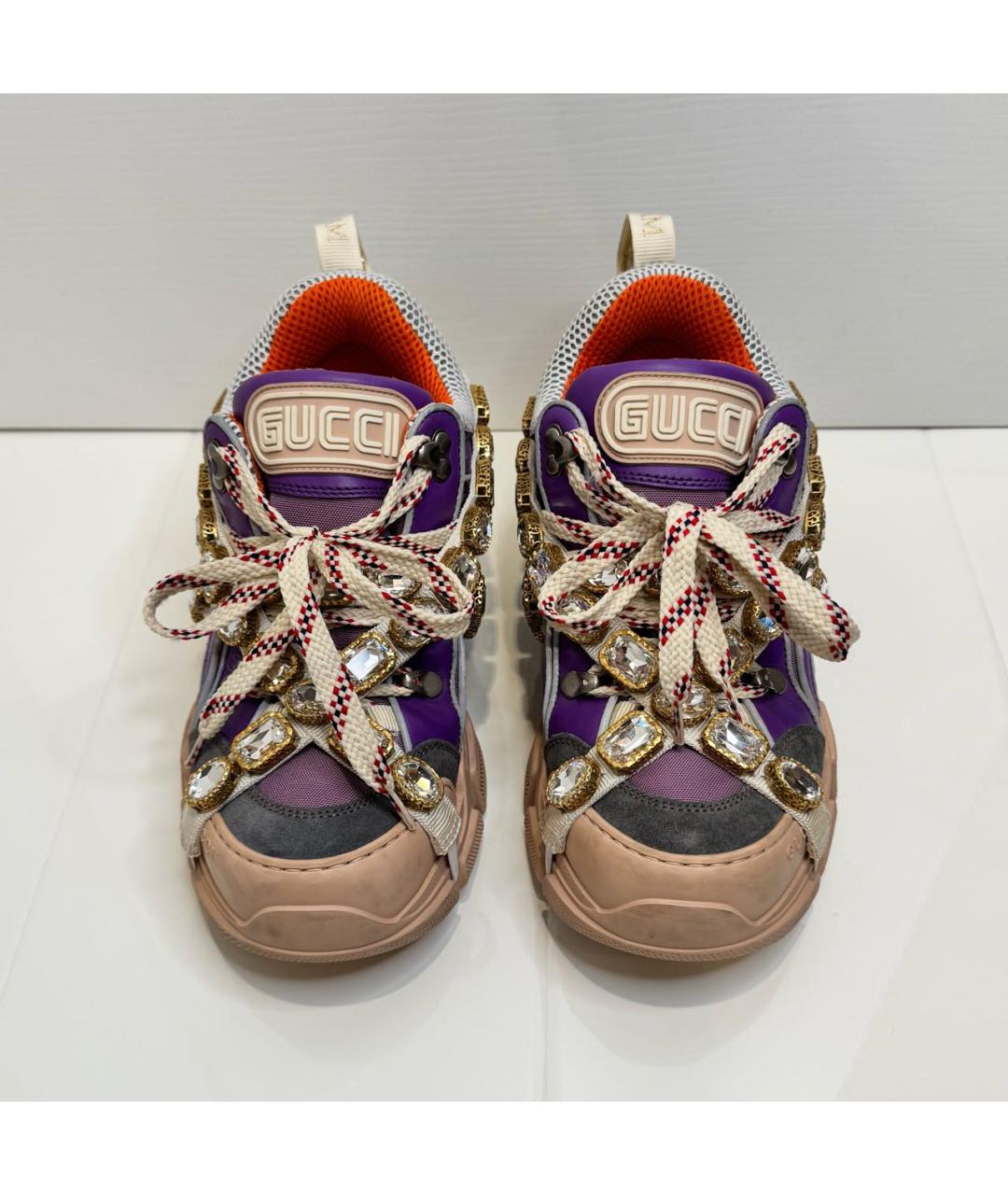 GUCCI Мульти кожаные кроссовки, фото 2