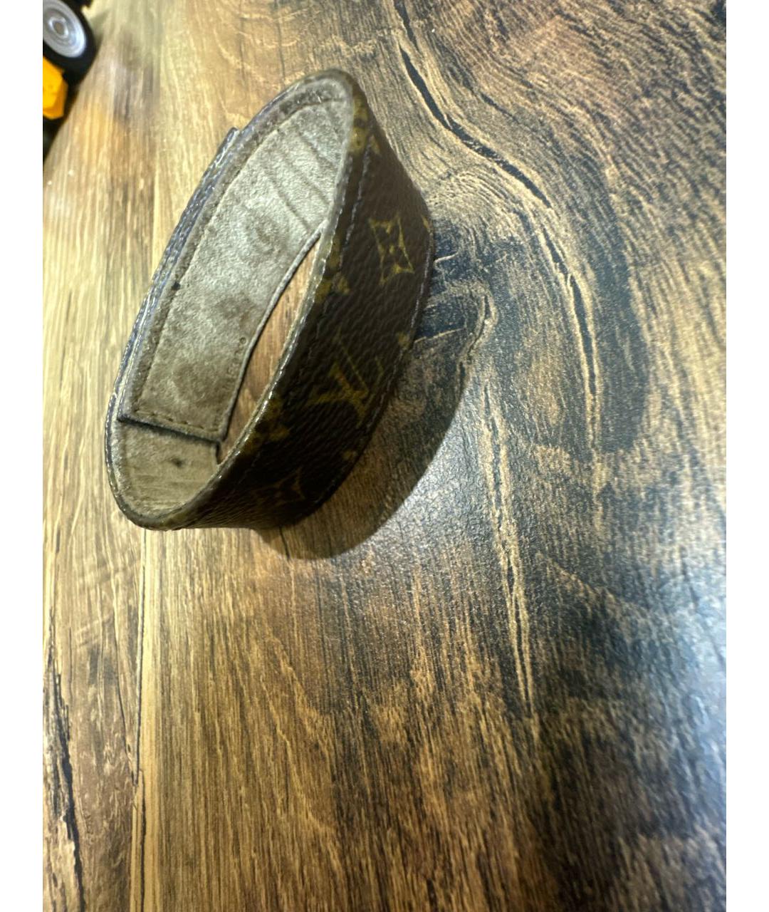 LOUIS VUITTON Коричневый браслет, фото 3