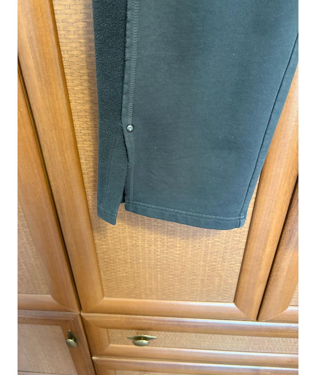 HUGO Антрацитовые хлопковые повседневные брюки, фото 3