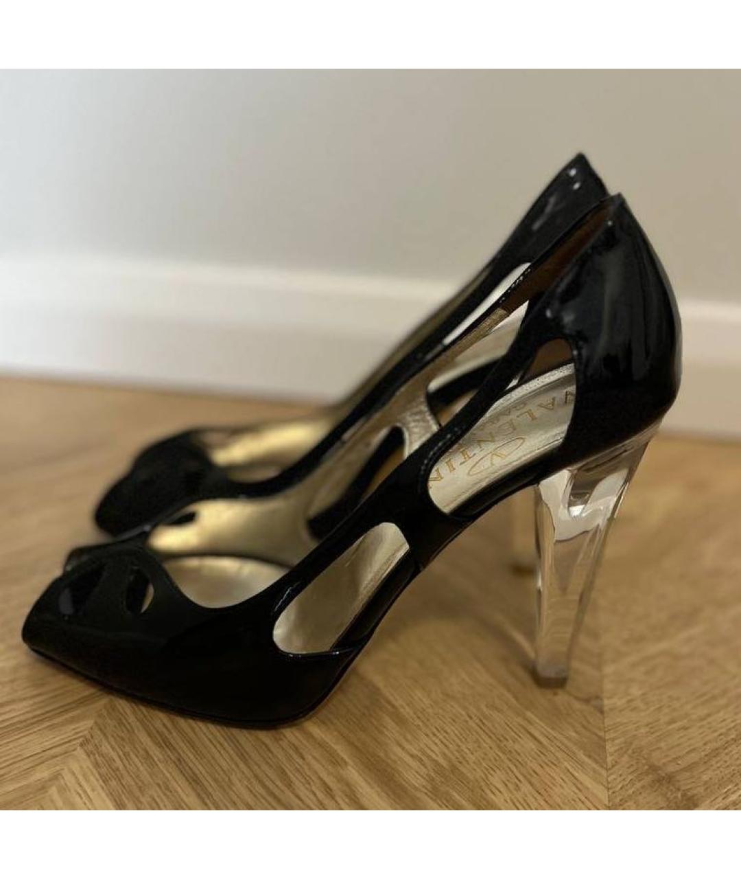 VALENTINO Черные туфли из лакированной кожи, фото 5