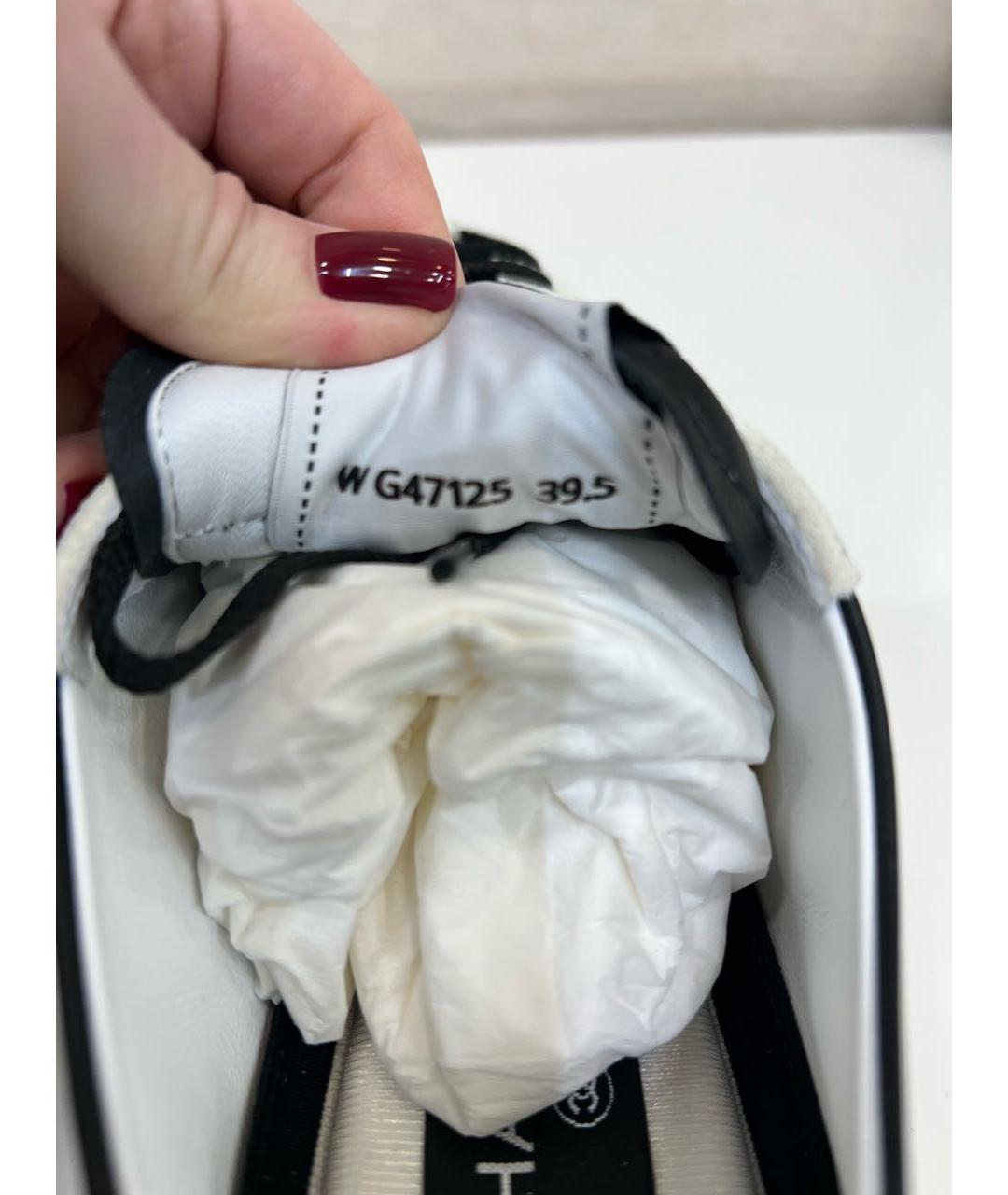 CHANEL Черные кожаные кеды, фото 6