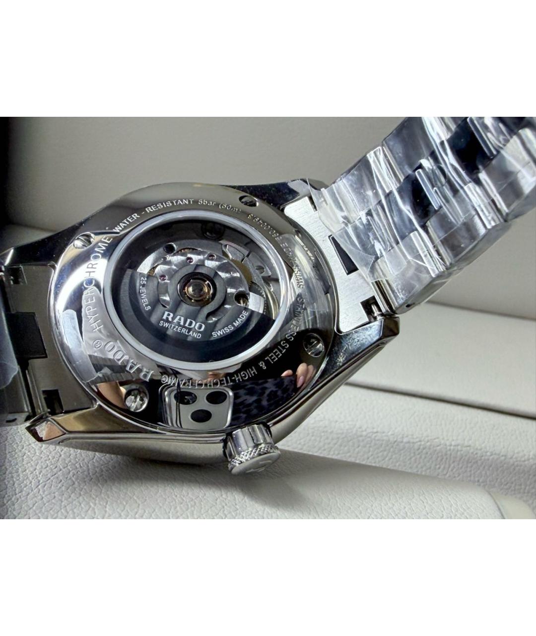 RADO Черные стальные часы, фото 6