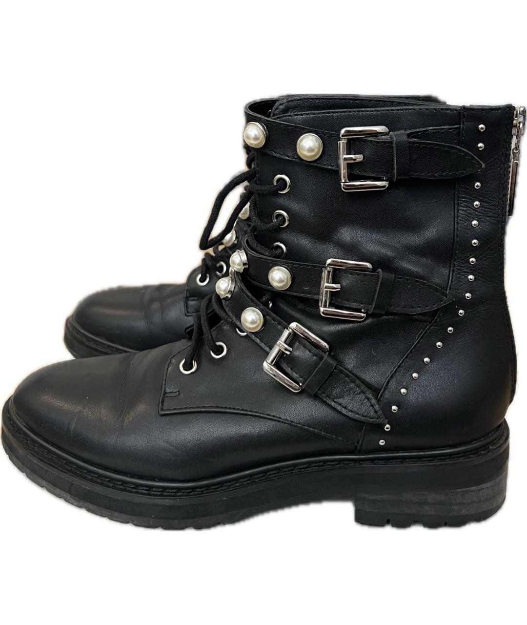 GIVENCHY Черные кожаные ботинки, фото 4