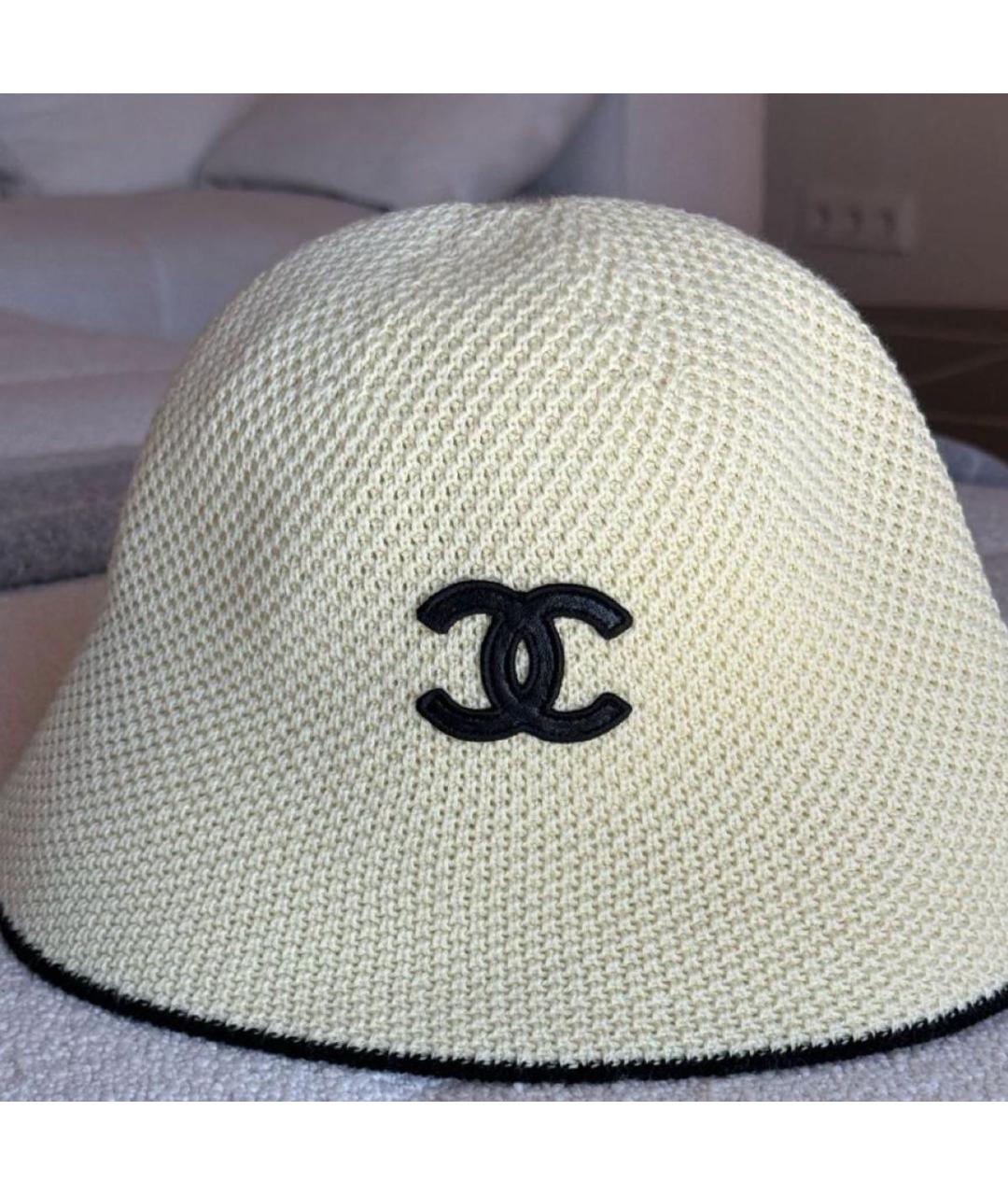 CHANEL Желтая панама, фото 2