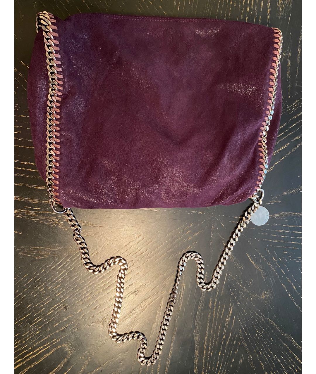 STELLA MCCARTNEY Фиолетовая тканевая сумка тоут, фото 2