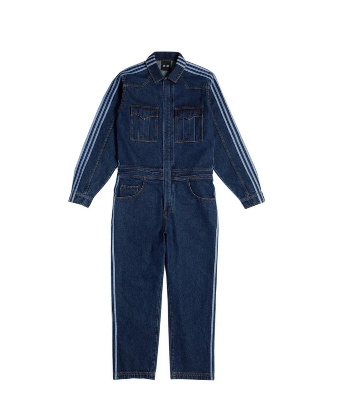 ADIDAS Темно-синий деним комбинезон, фото 8
