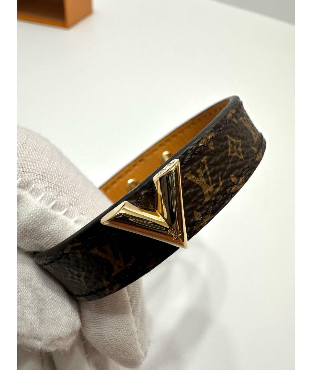 LOUIS VUITTON Коричневый браслет, фото 4