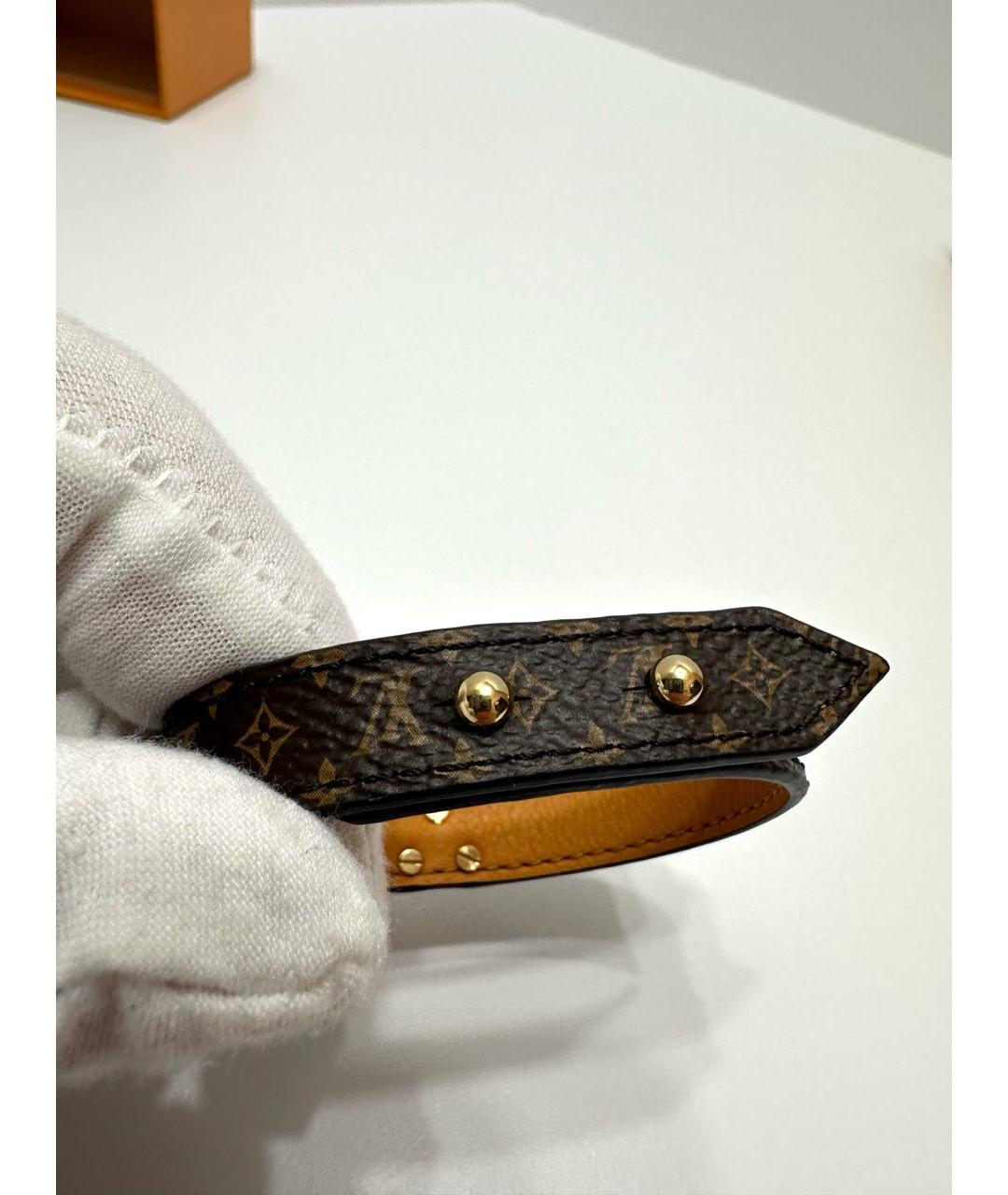 LOUIS VUITTON Коричневый браслет, фото 5