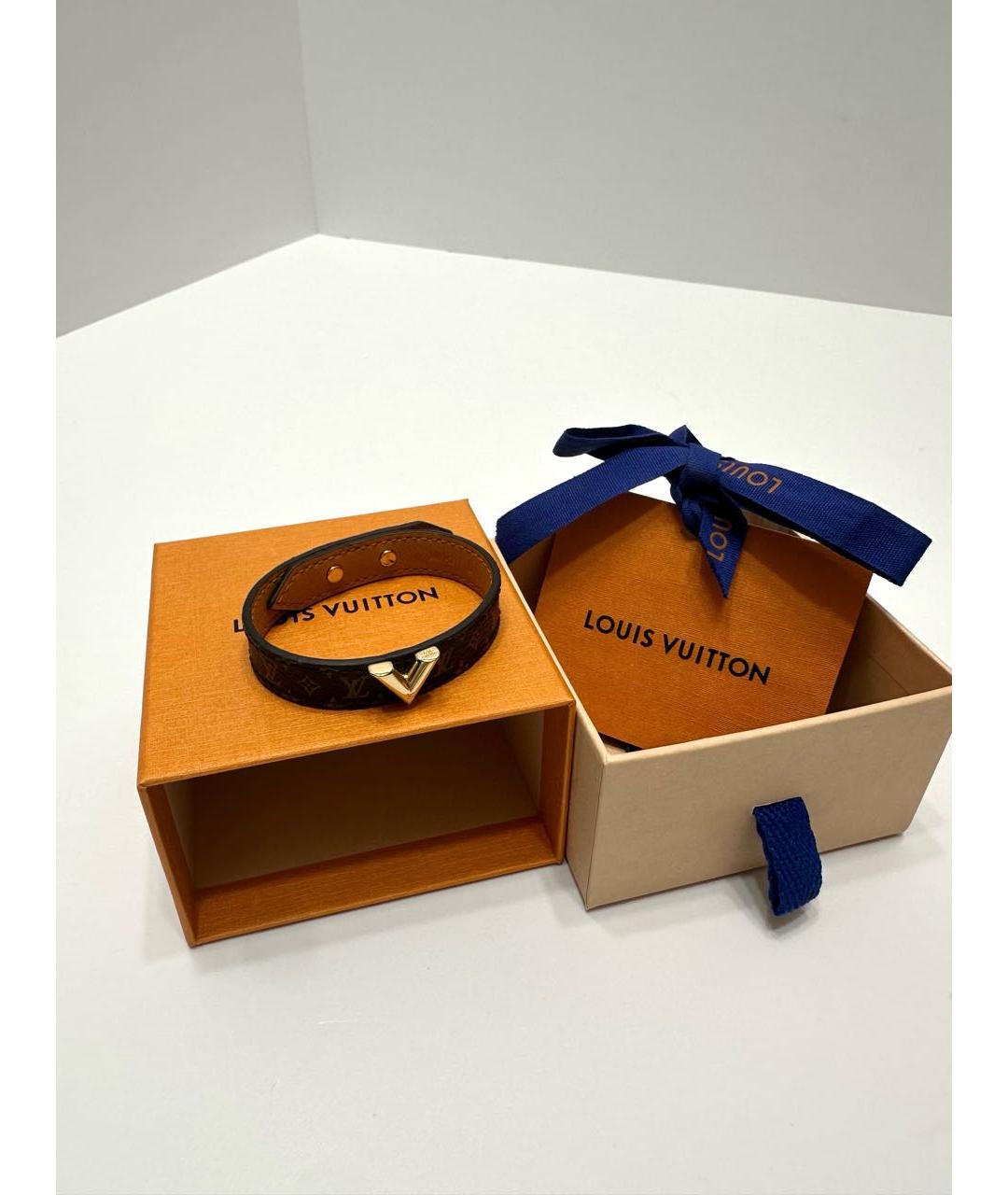 LOUIS VUITTON Коричневый браслет, фото 2