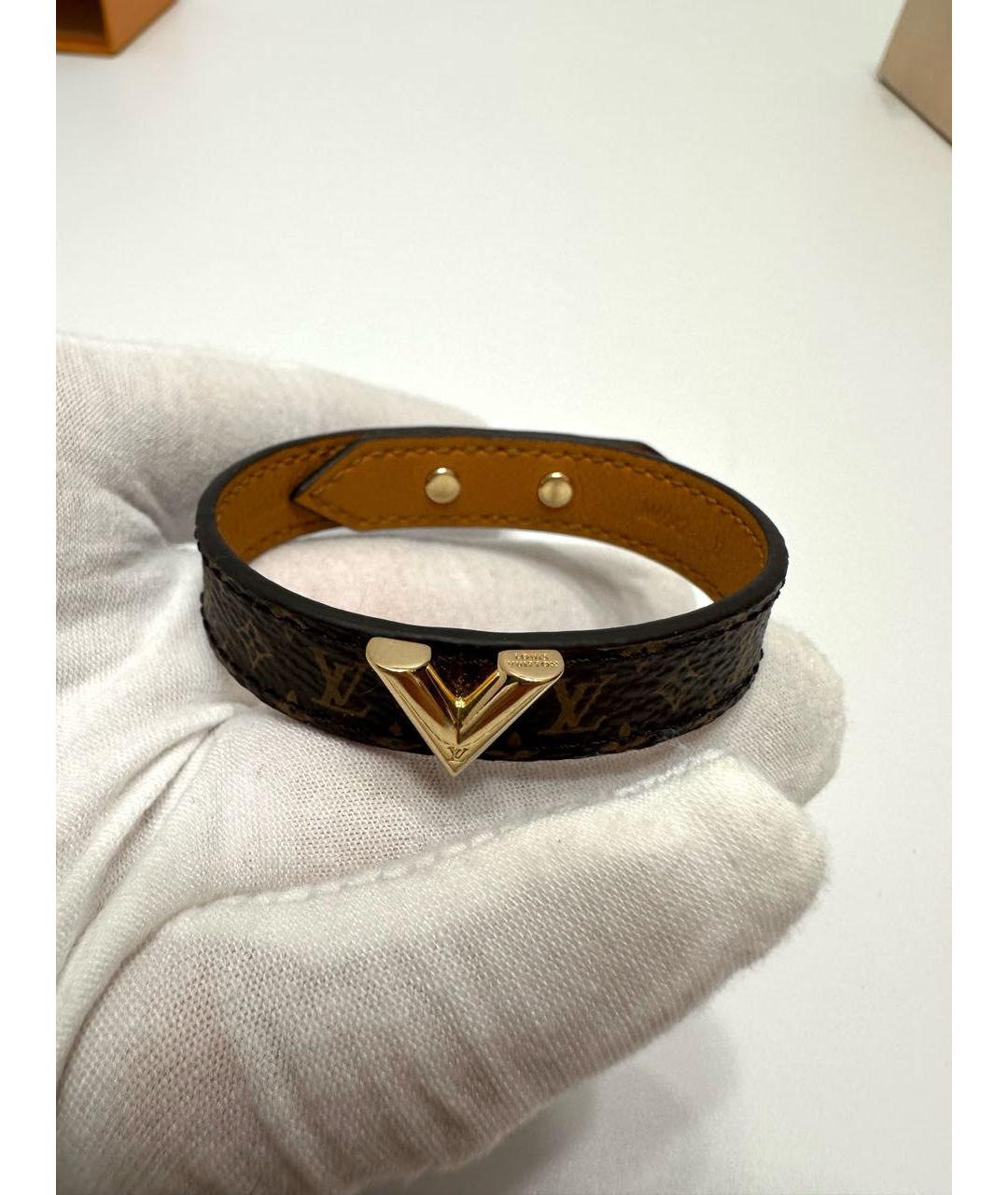 LOUIS VUITTON Коричневый браслет, фото 3