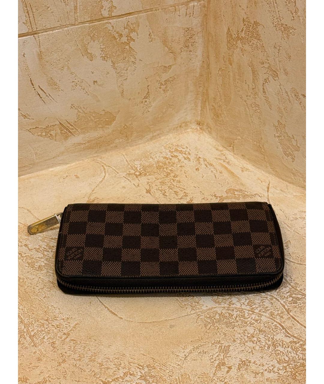 LOUIS VUITTON Коричневый кошелек, фото 2