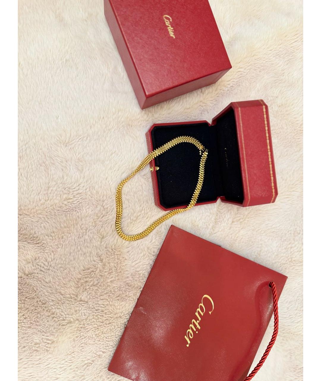 CARTIER Желтое колье из желтого золота, фото 5