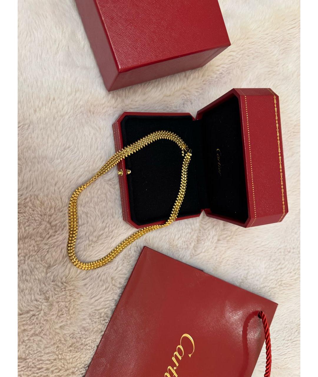 CARTIER Желтое колье из желтого золота, фото 2