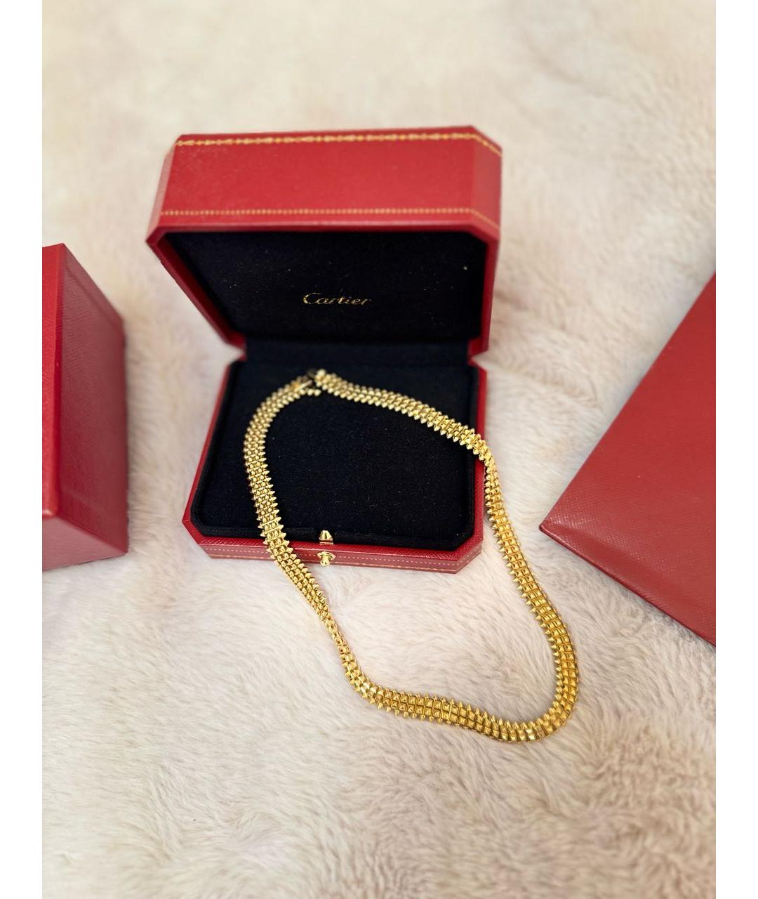 CARTIER Желтое колье из желтого золота, фото 3