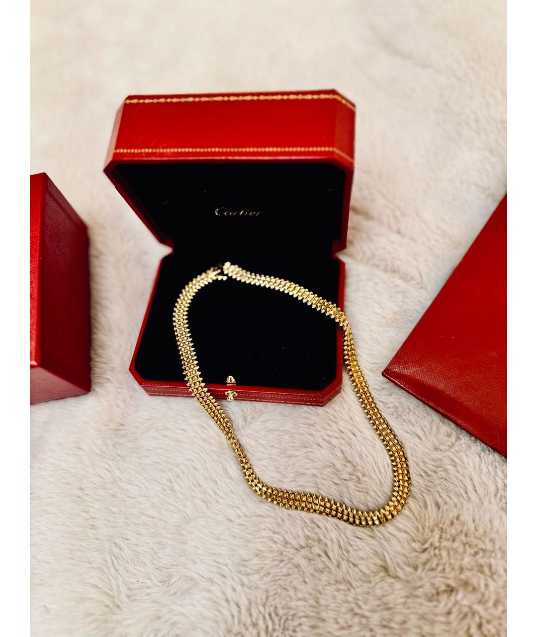 CARTIER Желтое колье из желтого золота, фото 6