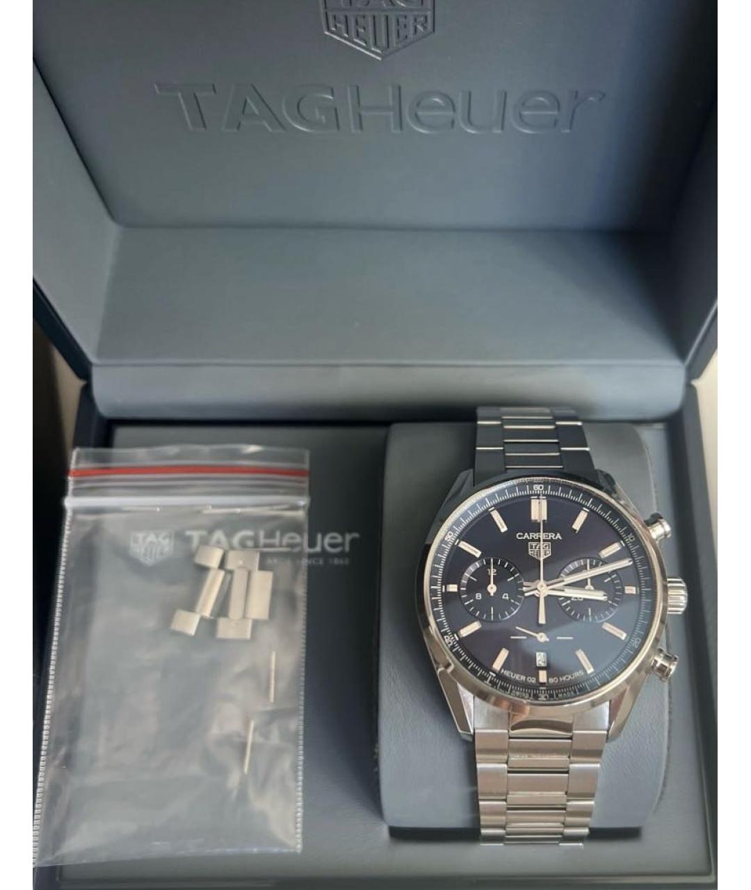 TAG HEUER Серебряные стальные часы, фото 7