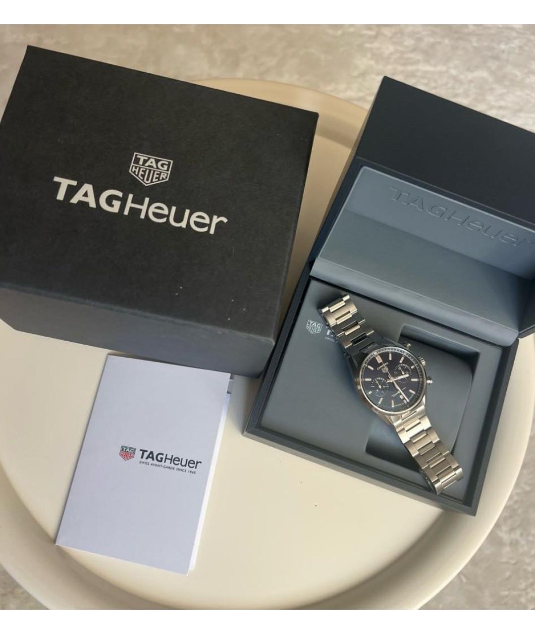 TAG HEUER Серебряные стальные часы, фото 4