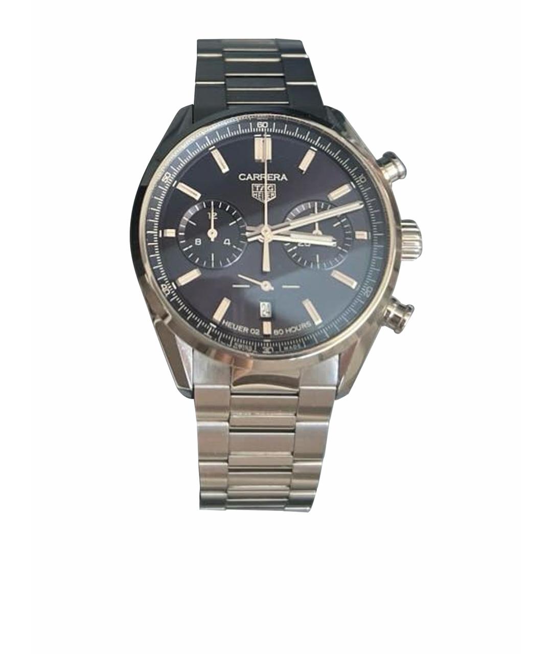 TAG HEUER Серебряные стальные часы, фото 1