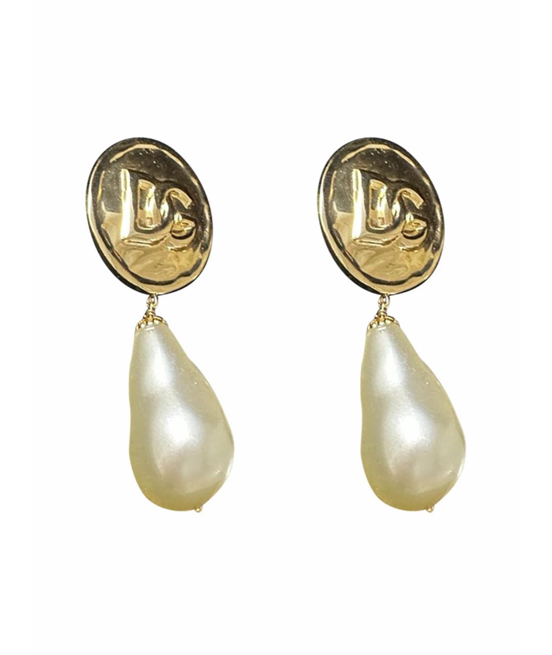 DOLCE&GABBANA Золотые латунные клипсы, фото 1